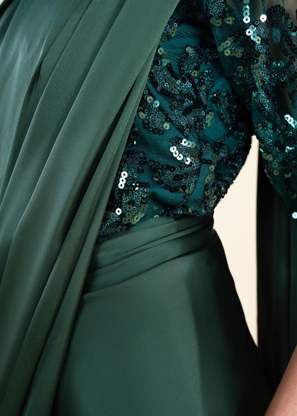 Serenity Green Saree