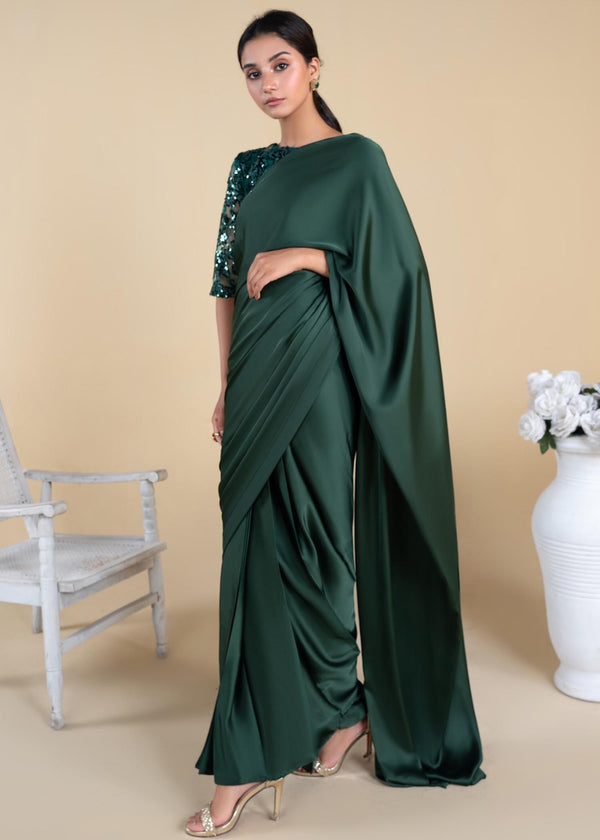 Serenity Green Saree