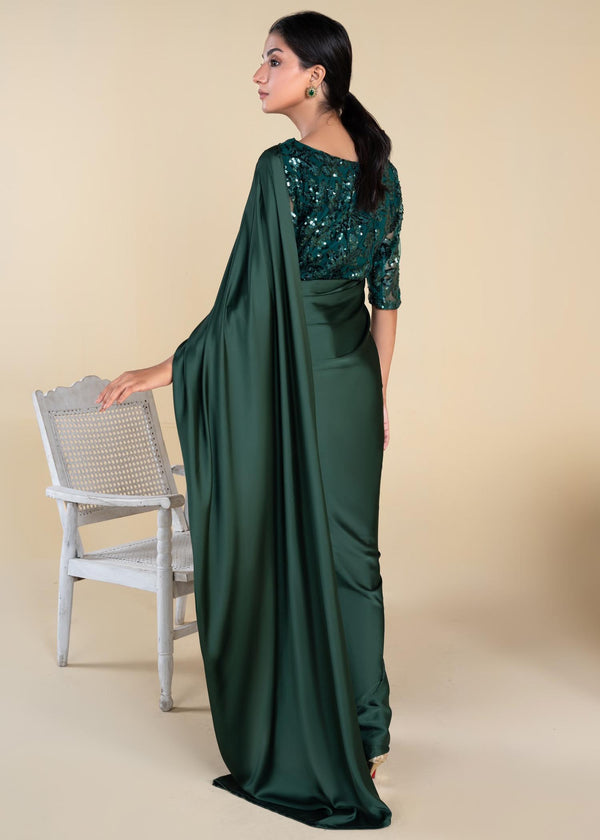 Serenity Green Saree