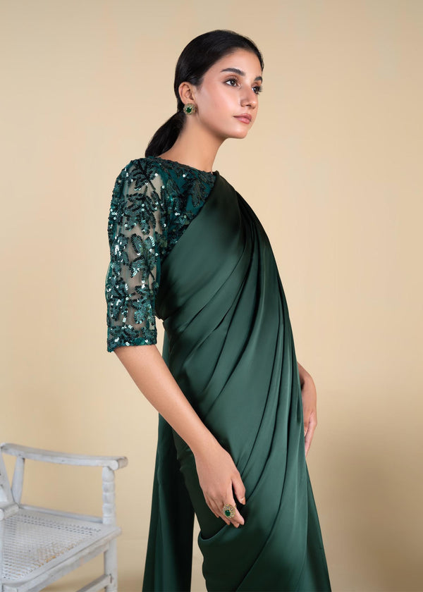 Serenity Green Saree